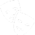 image of the white comedy and trajedy theatre masks